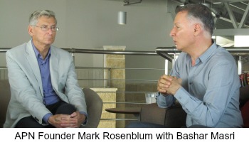 Mark Rosenblum with Bashar Masri